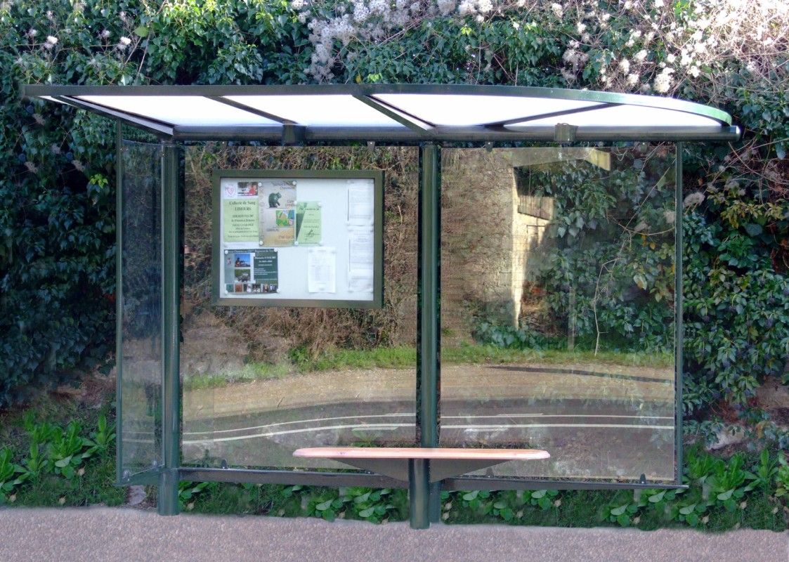 Abri métallique design de 3 mètres - Gamme standard avec toiture rectangulaire monobloc_2