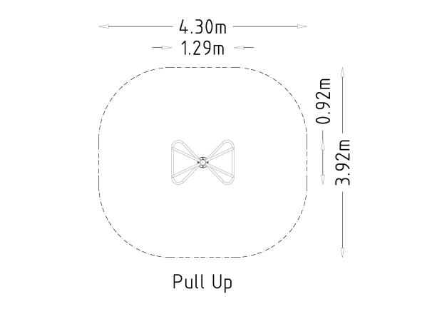 Équipement de fitness extérieur - Gym Pull Up - 8050384 - Hags - Travailler bras, épaules et dos_2