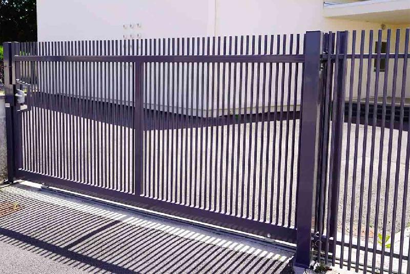 Portail coulissant tubes passants - 6000 / 2500_2