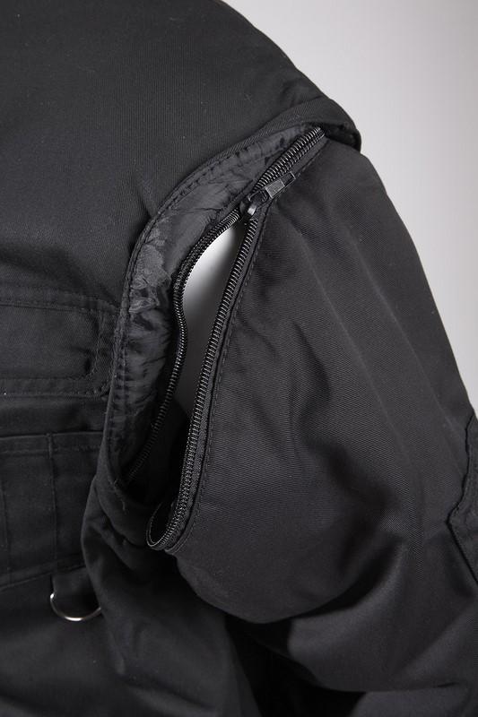 Veste de travail Cameron - Blouson ouatiné pour homme avec manches amovibles - Polyester et coton, doublure ouatinée_2