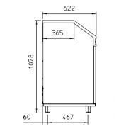 EF 103 AS - Machine à glace en grains - Scodif Scotsman - Production 100 kg/24h - Finition inox_2