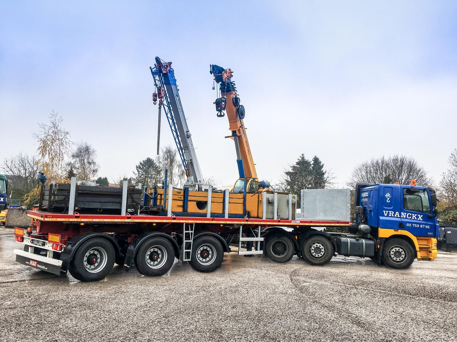 Remorque plateau Max410 adaptée aux besoins du secteur du transport