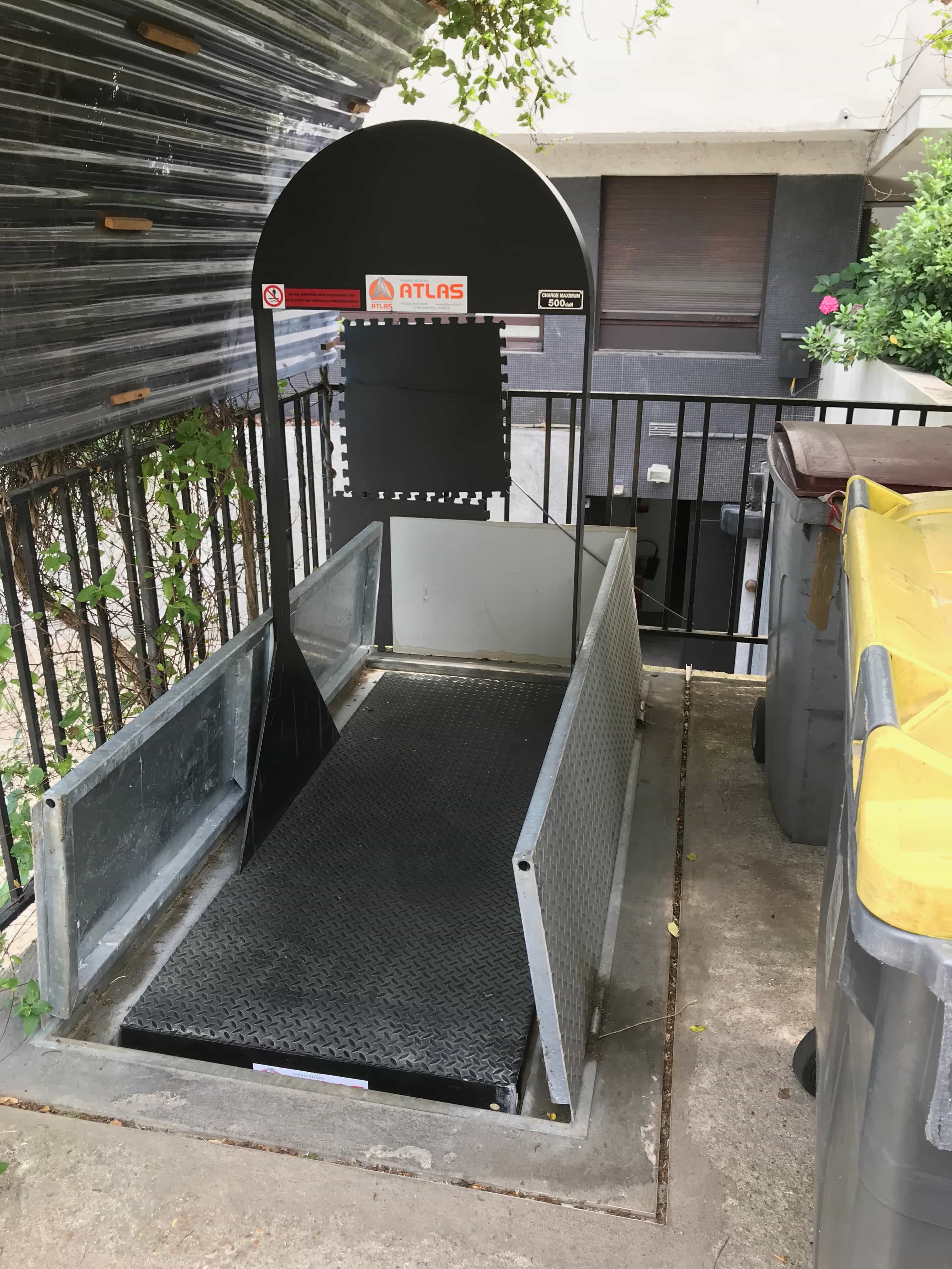 Plateforme élévatrice avec surface de 0,7 à 2,5 m²