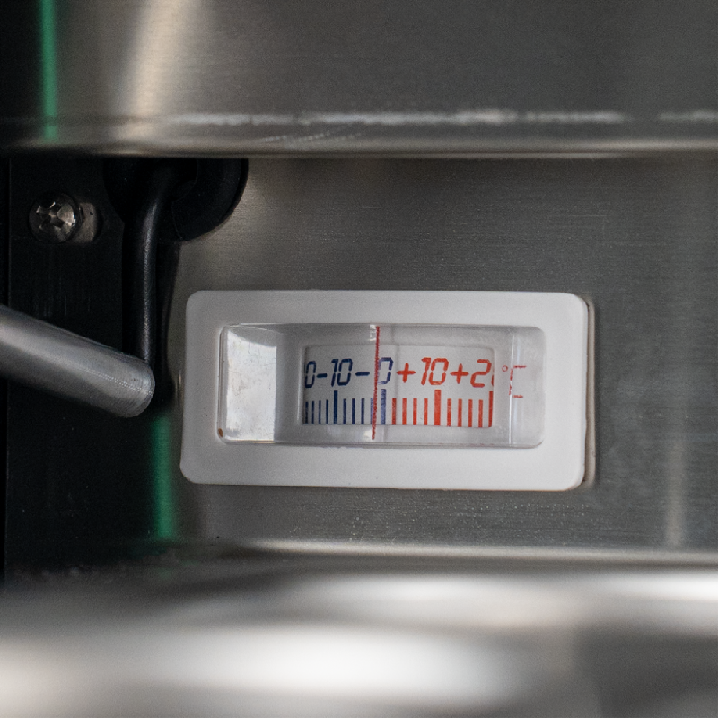 Vitrine réfrigérée Gastronorm - vitre rabattable - espace de stockage réfrigéré - Réf : SPID150_2