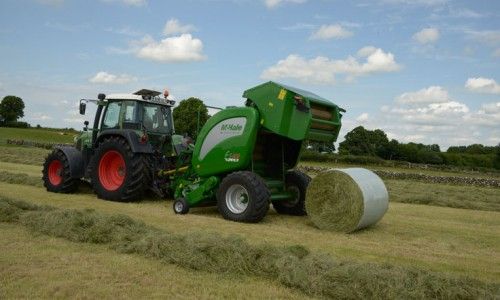 F5600 plus - presse à balle ronde avec système de liage par film - mc hale - poids 3850 kg_2