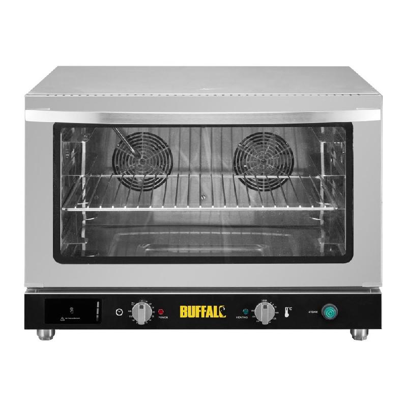 Four pâtissier à convection 4 niveaux GN 1/1 avec humidificateur - Buffalo - JB189_2