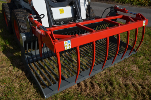 Godet de décombre avec grappin - 1 grappin / 2 vérins - attec_2