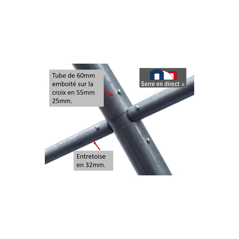 Croix d'assemblage professionnelle pour serres