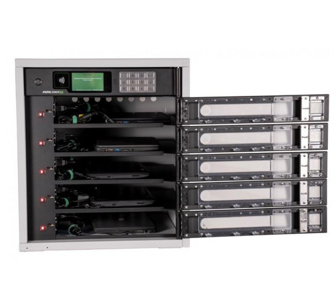 Lockncharge FUYL Tower MK2 - Armoire connectée 5 casiers/10 périphériques - Chargement sécurisé et gestion à distance_2