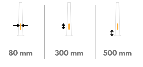 Mât en acier galvanisé cylindro-conique pour l'éclairage public - Hauteur 5 à 10 m_2