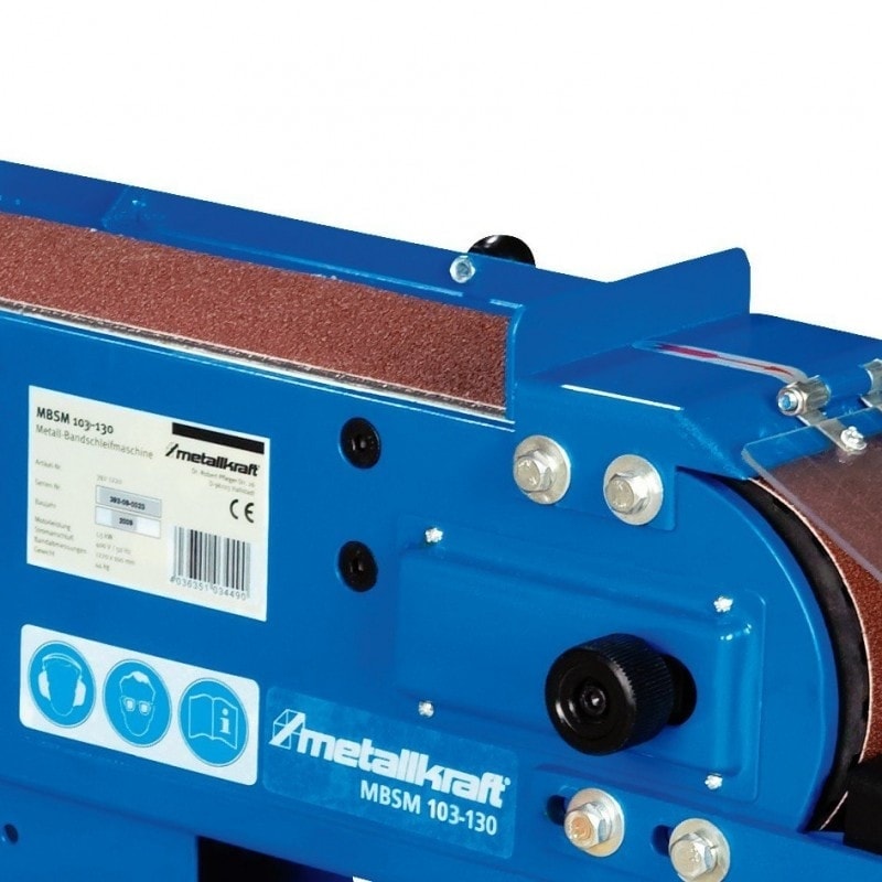 Ponceuse à bande Metallkraft MBSM 100-130 (230 V) - Puissance 1,5 kW - Largeur de bande 100 mm - Référence 3921226_2