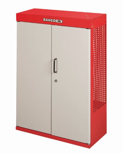 Armoire 2 portes à roulettes rouge - 1605 mm x 450 mm x 625 mm - 1495CD60WRED_2