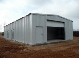 Bâtiment métallique démontable et pliable en kit PLENAVE® 10.4 - largeur 9260 mm et hauteur 3500 mm_2