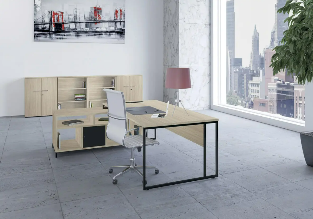 Bureau de direction élégant et ergonomique pour gestion professionnelle_2