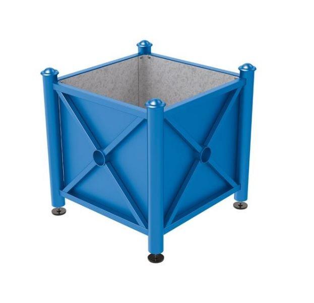 Bac à Palmier Province - Disponible en plusieurs dimensions avec habillage en tôle d'acier galvanisé et 4 types de pommeaux_2