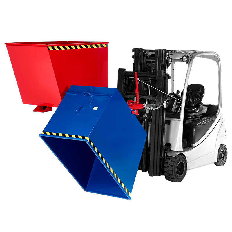 Benne basculante à compartiments duo 2x900l_2