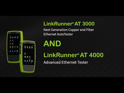 LRAT-4000 - Testeur de réseaux fibre et cuivre LinkRunner netAlly AT 4000 avec écran tactile et validation 10 Gbit/s_2