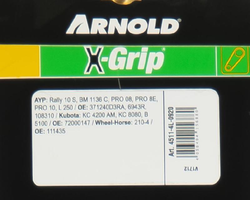 Courroie trapézoïdale X-Grip V - Type 4L920_2