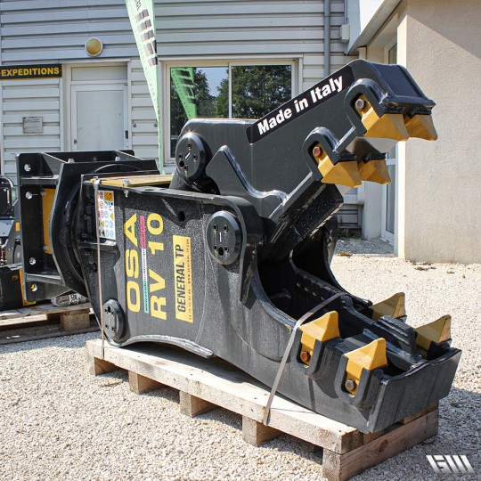 Broyeur rotatif Série RV - Démolition béton et structures avec rotation 360° - Acier HARDOX 400_2