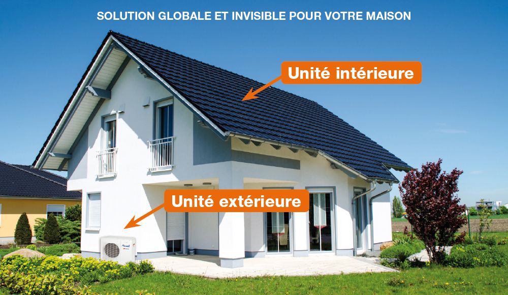 Dlse+vav - climatiseur professionnel Airwell - super silencieux avec contrôle de 6 zones et pompe à condensats intégrée_2