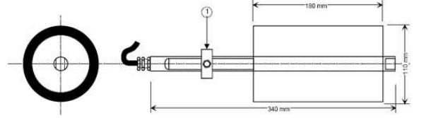 Capteur de rotation pour arbre avec fixation rapide et fiable