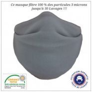 Mask1-dga-2l-gris - masque en tissu double épaisseurs - VDM - ultra-filtrant, lavable 50 fois, fabriqué en France_2