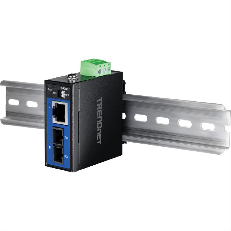 TRENDnet TI-FGSC Convertisseur fibre SC industriel renforcé multimode, 1000 Base-FX 1 km_2