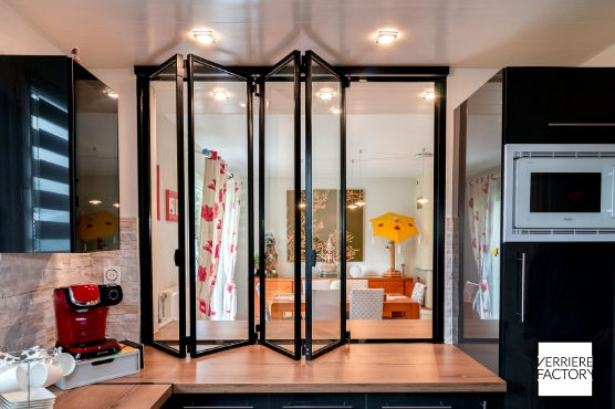 Verrière accordéon sur mesure, en version coulissante ultra contemporaine_2