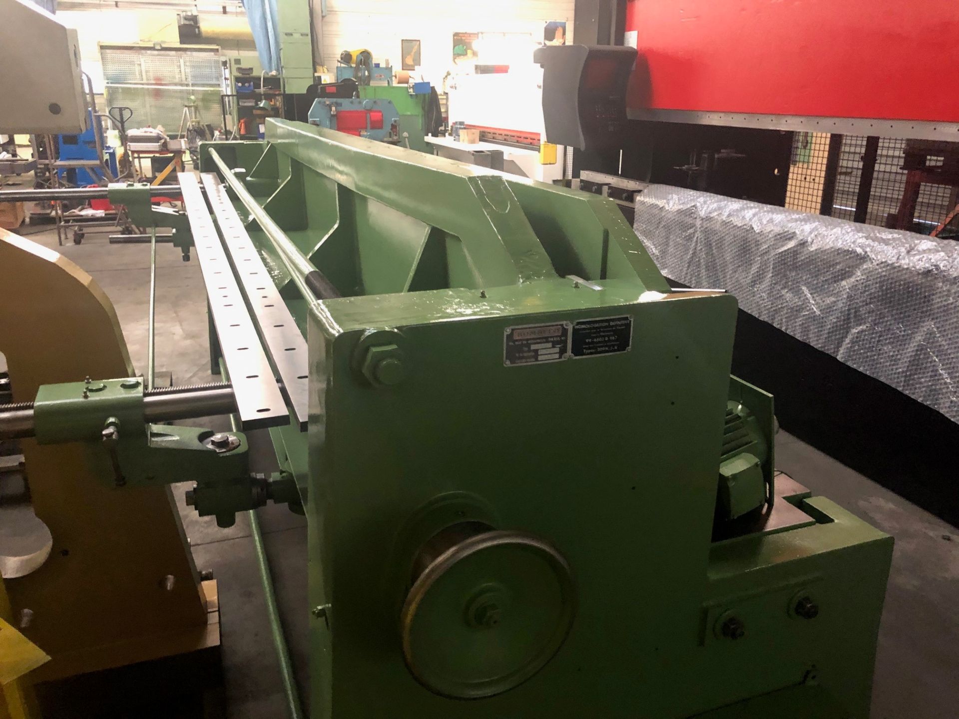 Cisaille guillotine industrielle Bombled 209KH - Réf 3036 - capacité 3000x6 mm - butée arrière électrique_2