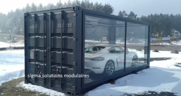 Container maritime 40 pieds high cube open side - 1er voyage ou occasion_2