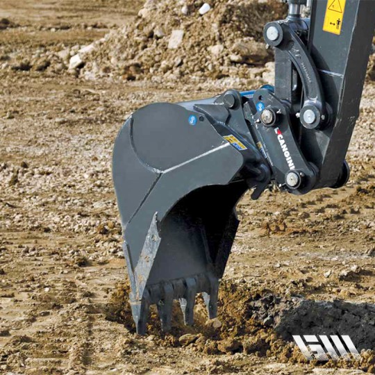 Godet roches - Cangini Benne - pour sols rocheux et matériaux abrasifs - compatibles pelles de 0.6 à 22 tonnes_2