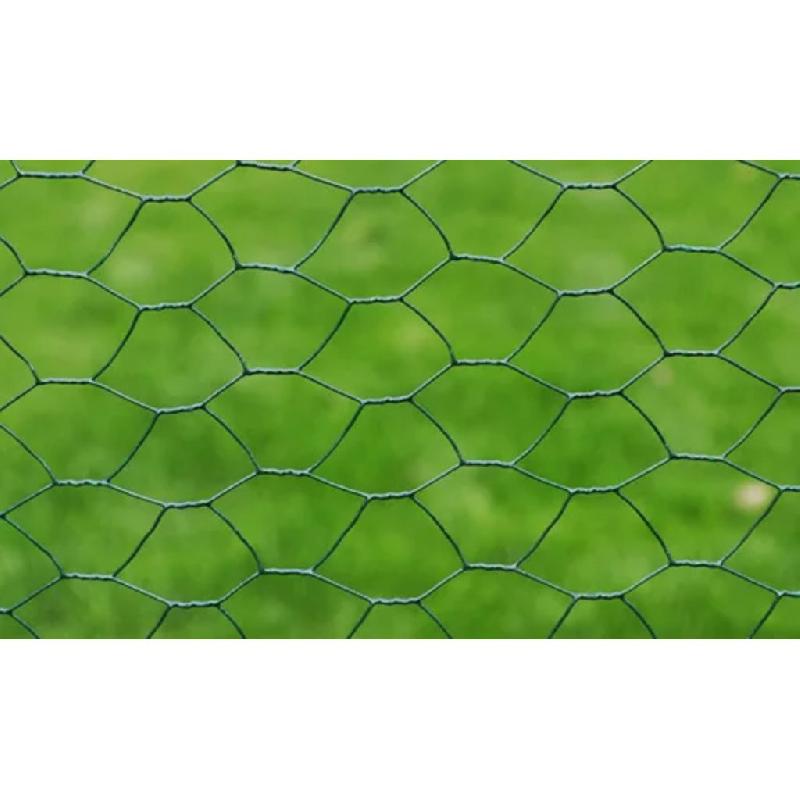Vidaxl grillage acier galvanisé et revêtement en pvc 25x0,75 m vert 140410_2