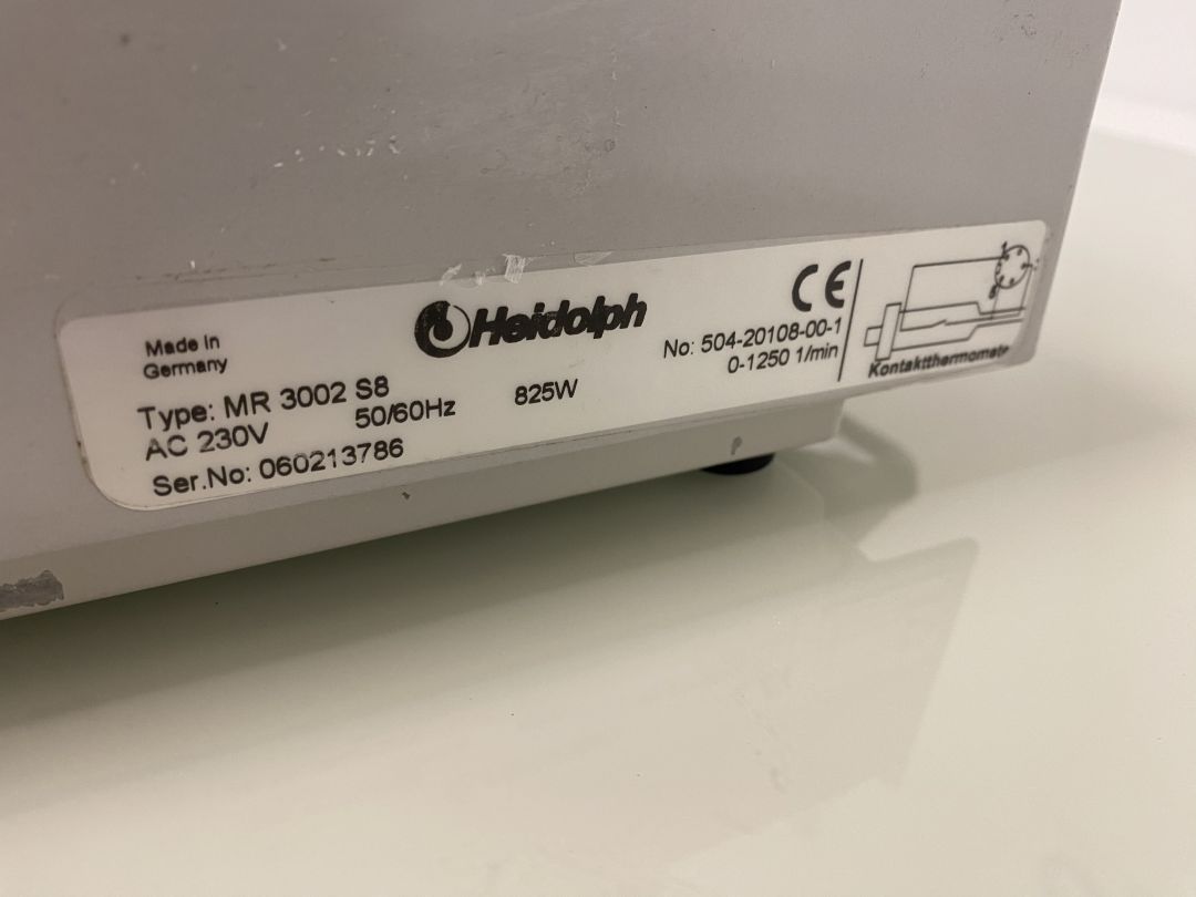 Agitateur magnétique de laboratoire d'occasion, chauffant - mr3002 heidolph - p2301-2068_2