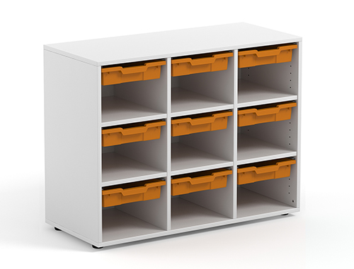 Armoire 9 bacs VICTOIRE pour crèches, écoles primaires, collèges H-80 - Réf SKVICT 09 - BIOLAB_2