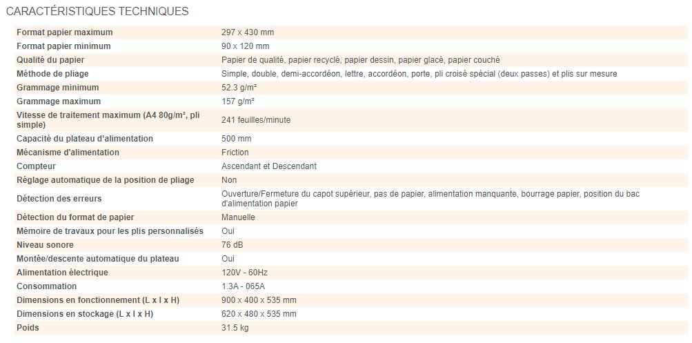 DF-850 - Plieuse à friction Duplo France - 241 feuilles/min - Compacte et performante_2