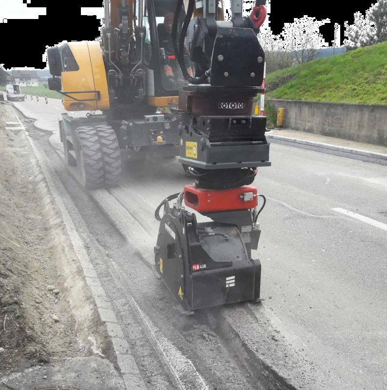 Fraise à chaussée - Équipement pour pelle de 5 à 25 tonnes_2