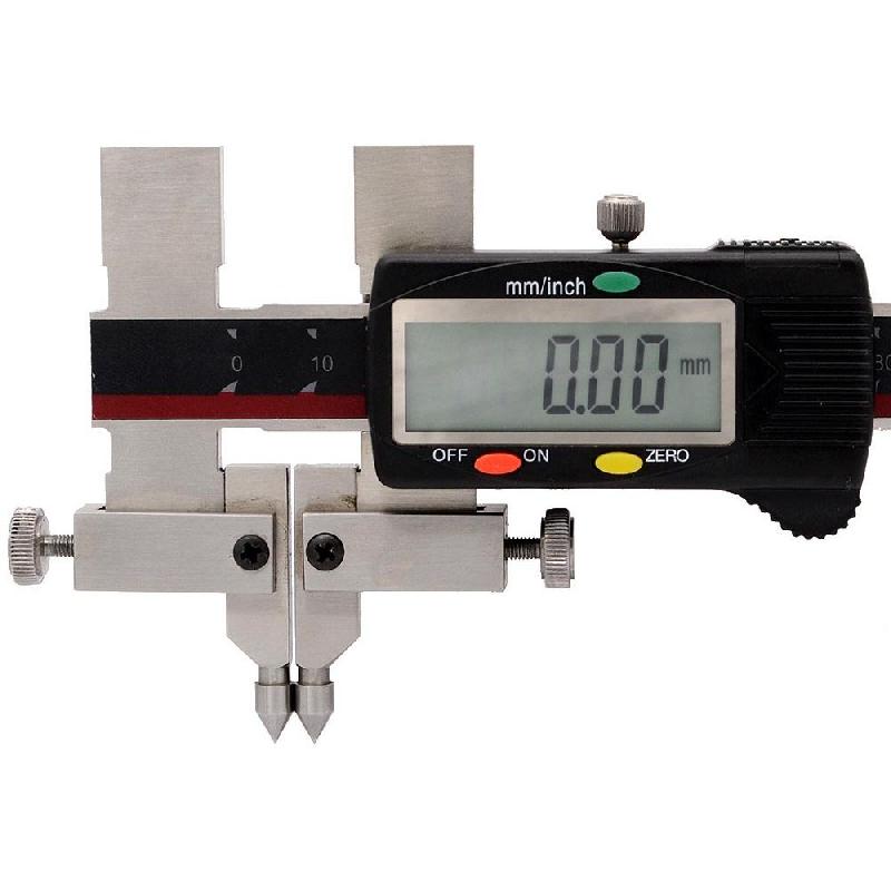 Pied à coulisse digital 200 mm - écran digital précis 0,01 mm - avec 5 jeux de touches et coffret_2