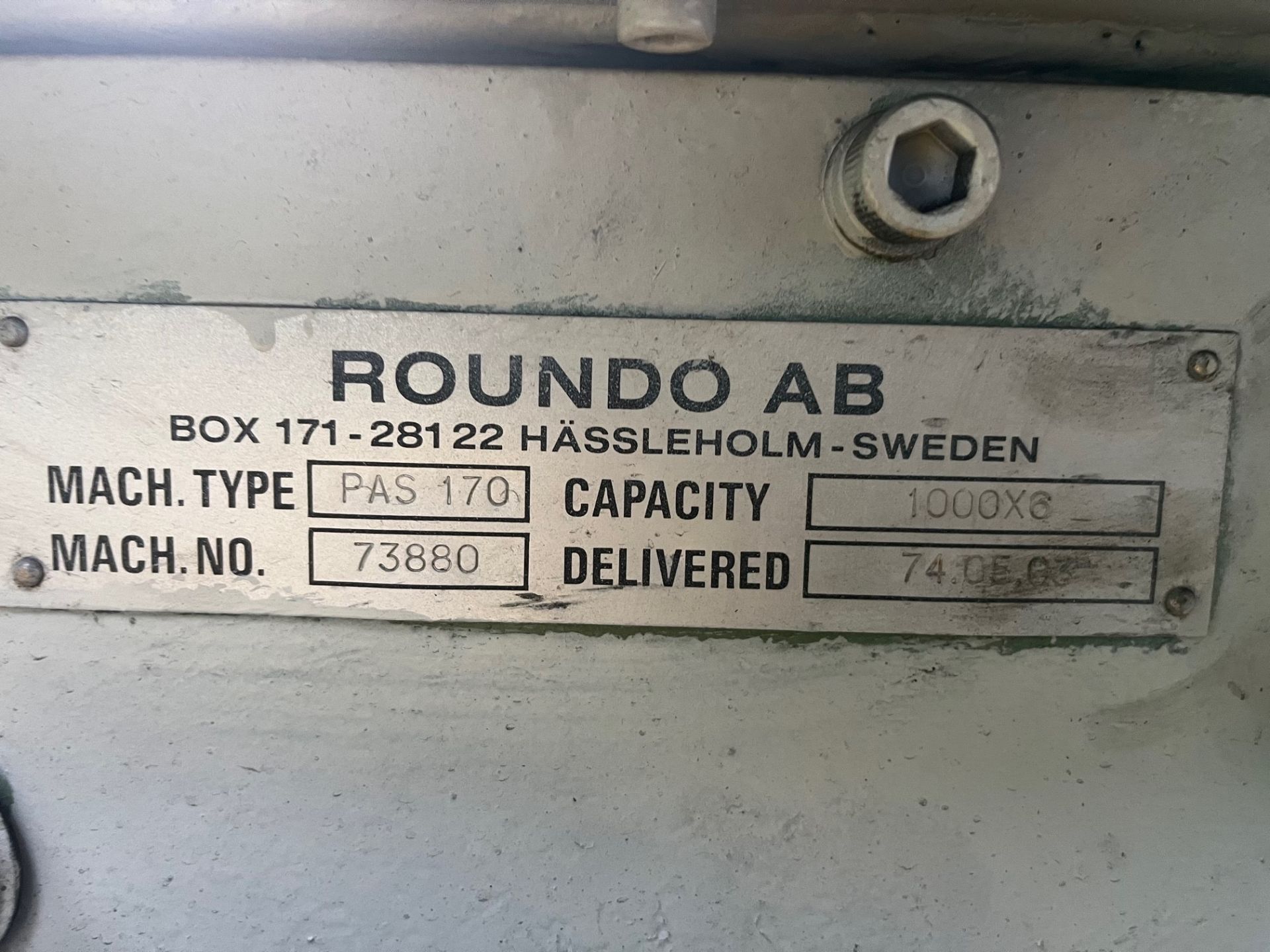 Rouleuse industrielle Roundo 1000 x 6 - croqueuse avec 4 rouleaux diamètre 150 - Ref 3522_2