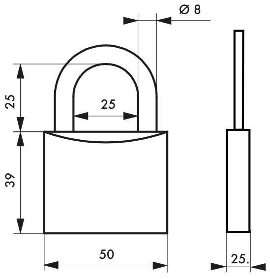 Cadenas Tanker à combinaison modifiable - 10 000 combinaisons - Corps alliage - Anse acier chromé - Réf. 00190803 - Marque Thirard_2