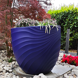 Pot léger en polyéthylène recyclable - Insensible au gel, à la chaleur et aux UV - AHO_2