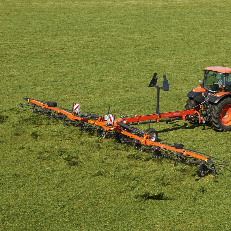 Faneuses semi-portées TE8511C-TE10514C - Kubota Europe - 8 à 10 rotors - Largeur de travail 11 à 13,50 m_2