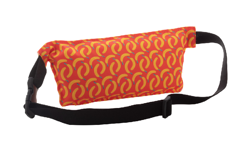 Sac banane sur mesure - polyester, compartiment zippé, taille élastique réglable, impression sublimation_2