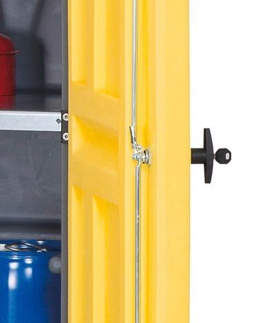 212183W - Armoire de sécurité Polystore en polyéthylène avec 4 étagères inox et bac de rétention_2
