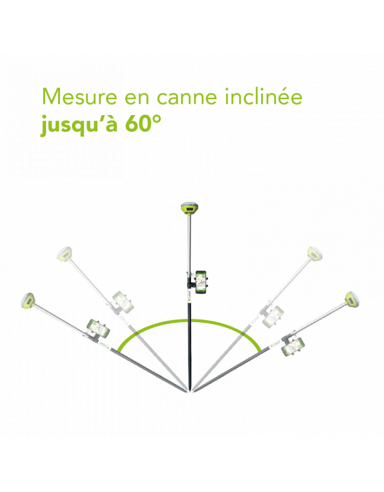 Récepteur GNSS performant et économique - I-TILT 100 pour cartographie SIG et topographie avec précision métrique à centimétrique_2