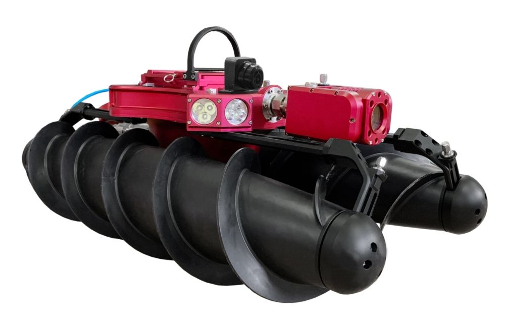 Robot d'inspection vidéo amphibie XP Twister 4MP - Caméra 4MP rotative PTZ, vis sans fin motorisées_2