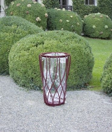 106plie - Corbeille publique en métal traité et peint - Fima - Ø 510x880 mm_2