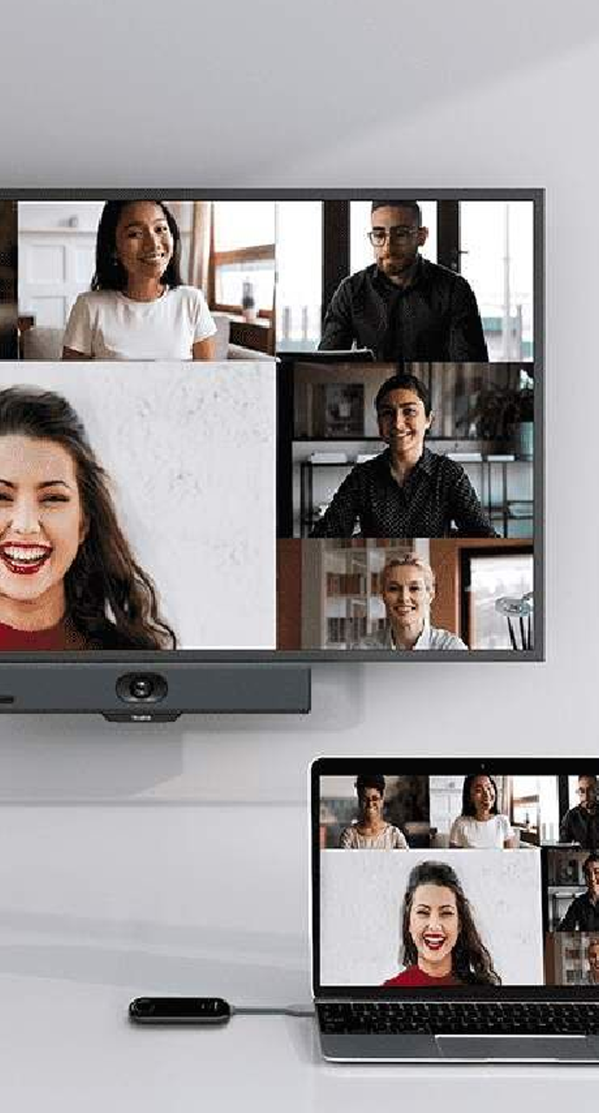 Barre de visioconférence - YEALINK A10 - caméra e-PTZ UHD 4K avec suivi intelligent et 8 microphones intégrés_2