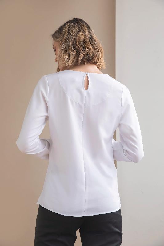 Blouse de travail manches longues - Réf: H598 - Henbury - 100% Cofrex polyester Pufy, anti-UV, respirant_2