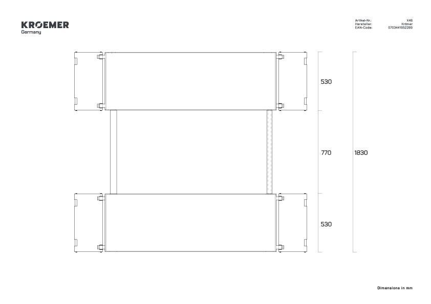 Pont élévateur à ciseaux mobile pour atelier et garage - KROEMER X46_3