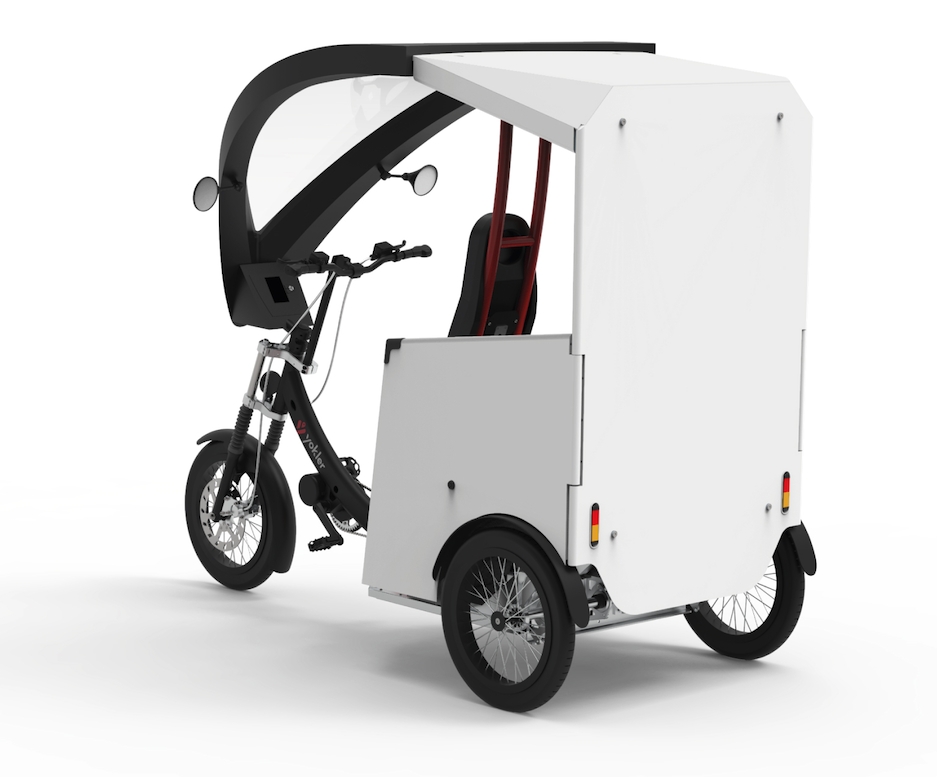 Yokler T - Vélotaxi professionnel avec portes latérales et plancher bas - Vélo taxi électrique_2